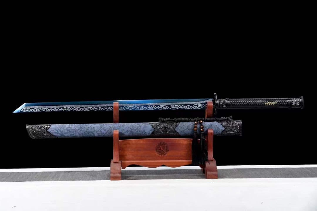 【龍淵唐横刀】古兵器 武具　刀装具　日本刀　模造刀 居合刀 長尺