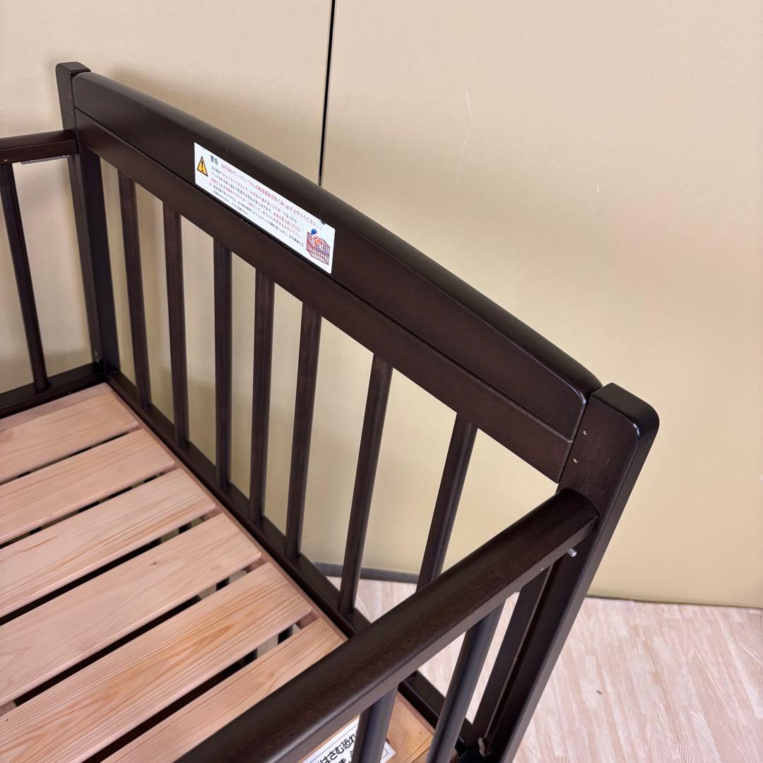 ☆すのこ床板☆　美品　日本製　サワベビー　デュアルスライドベッド　ティアラDX