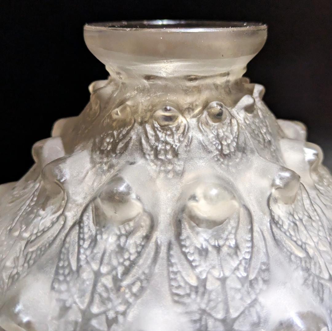 希少な出品★ルネ・ラリック フジェール 1913 初期作品 花瓶 16cm
