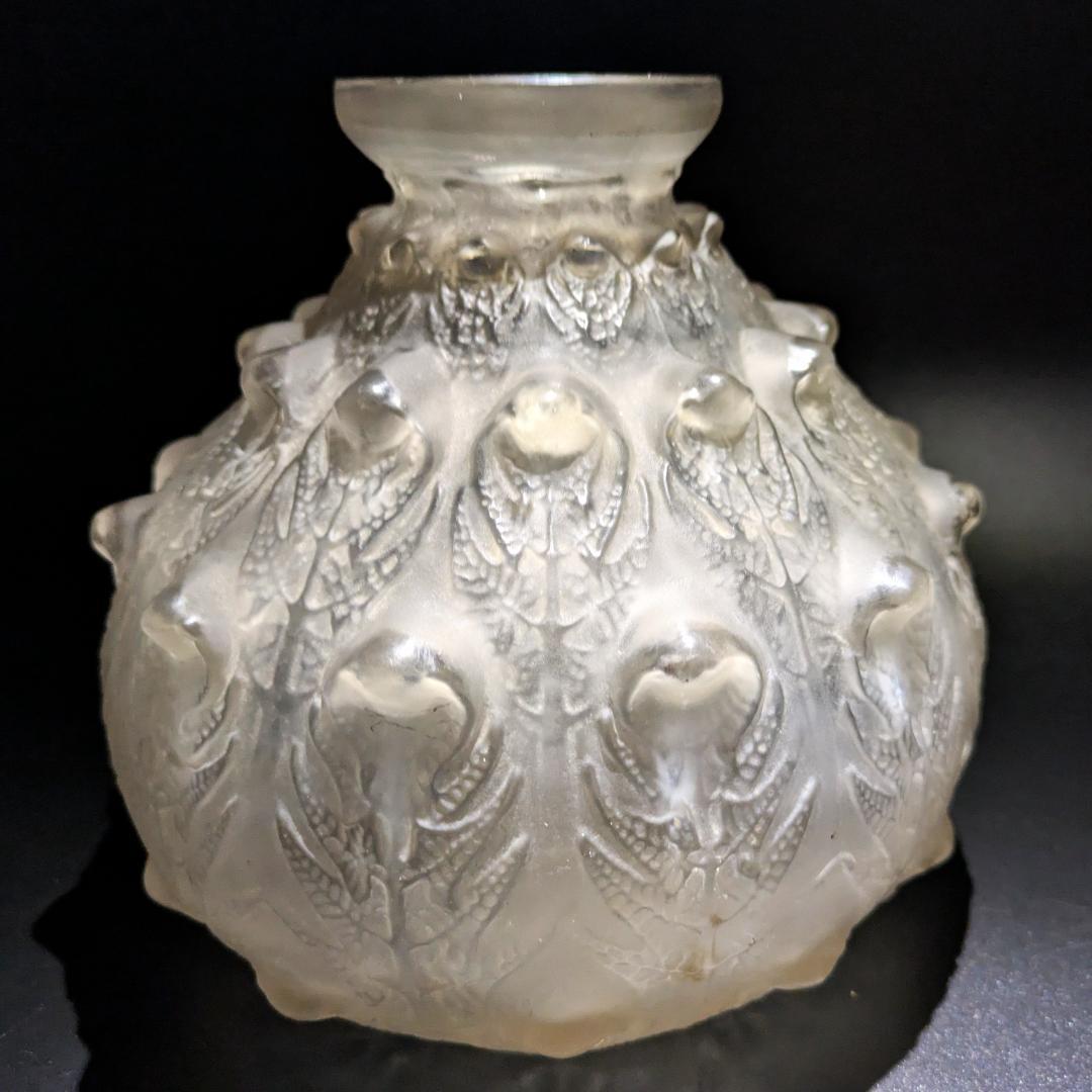 希少な出品★ルネ・ラリック フジェール 1913 初期作品 花瓶 16cm