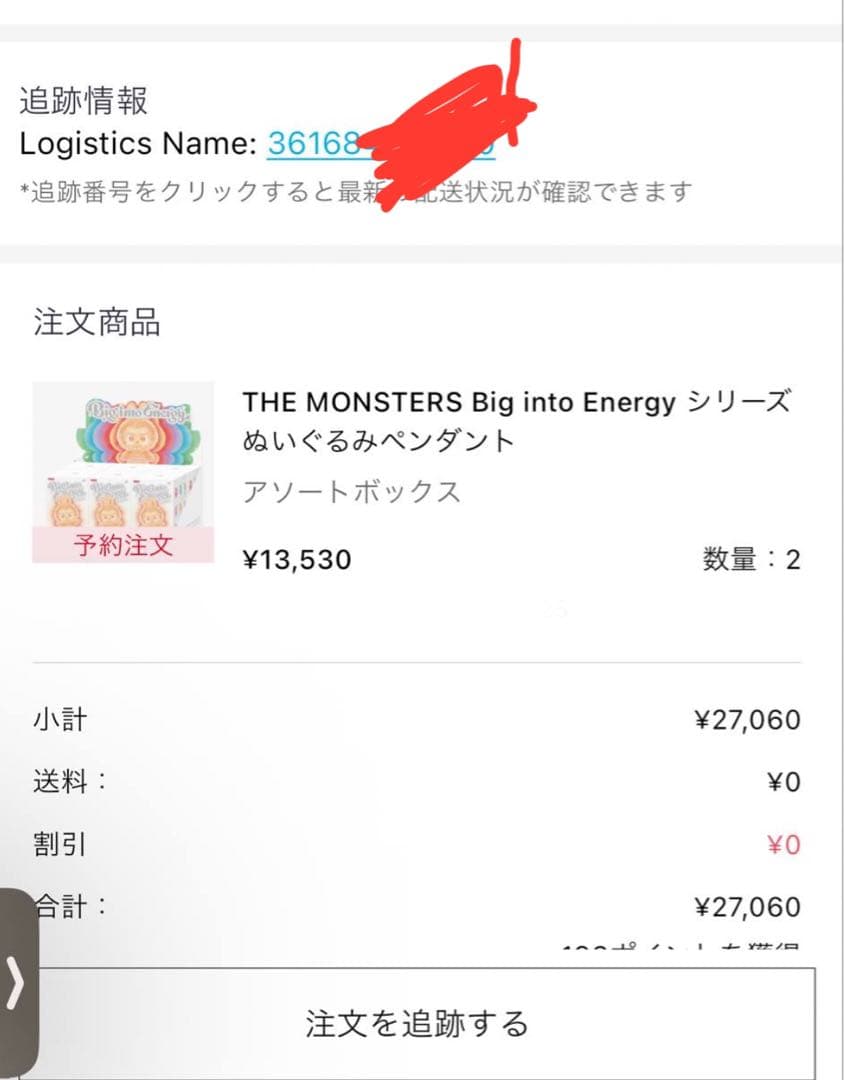 ぬいぐるみ LABUBU THE MONSTERS Big into Energy