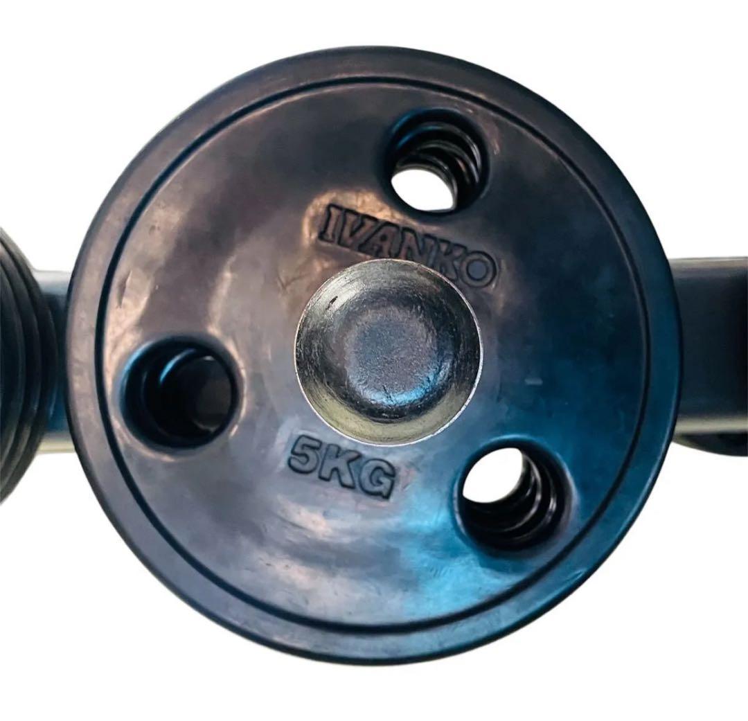 IVANKO イバンコ　オリンピックラバープレート5kg x 2枚