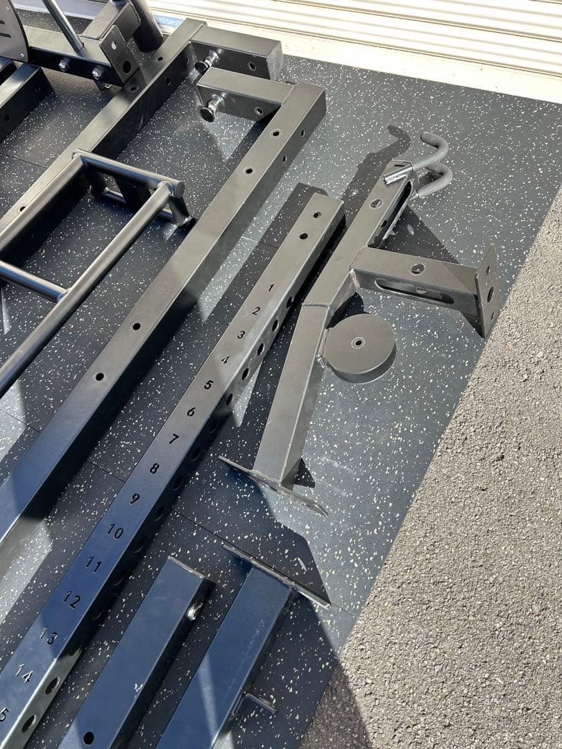 EVOLGEAR エボルギア 折り畳めるパワーラック ラットプル付き　レボルワン