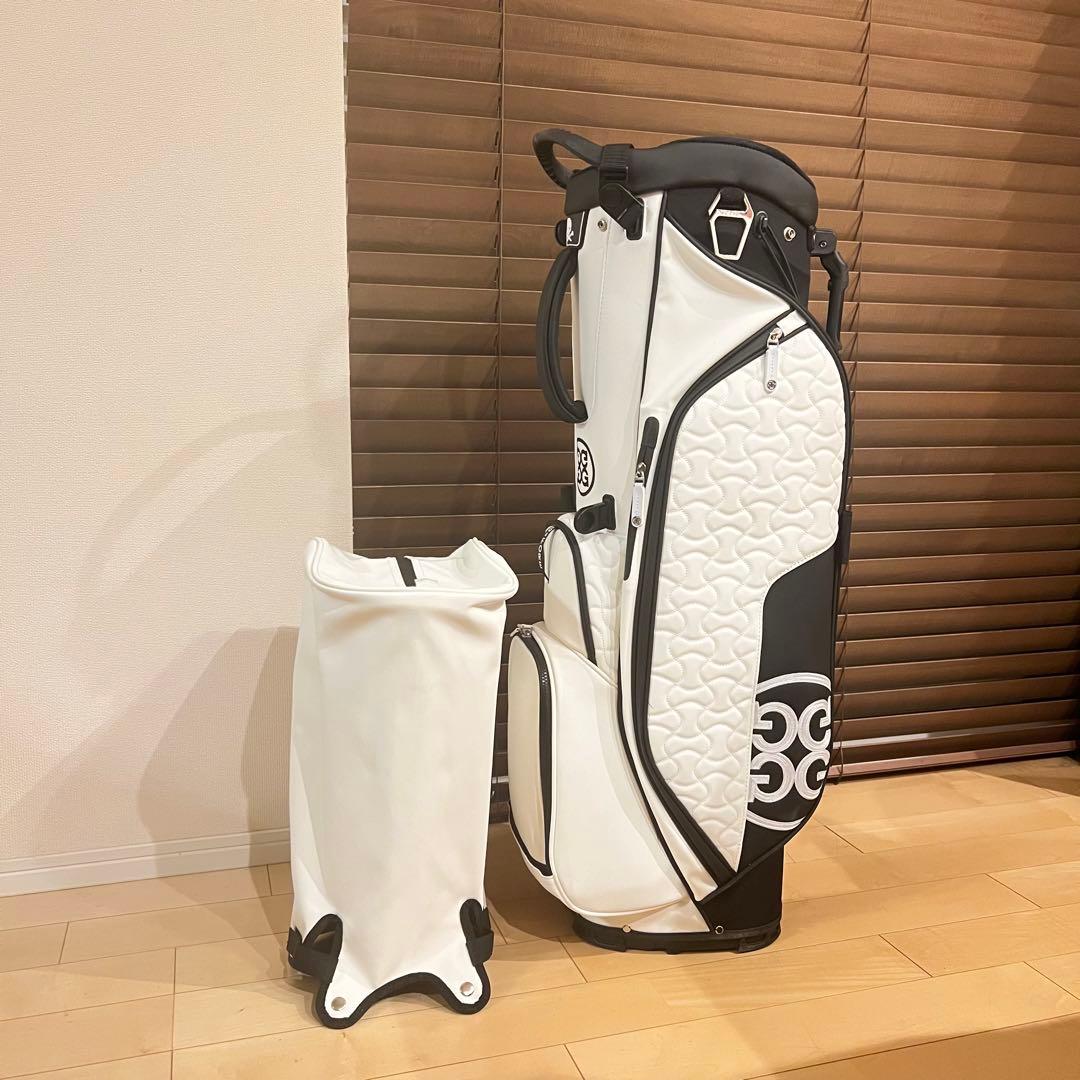 【国内発送】G/FORE ジーフォア キャディバッグ ゴルフバッグ GFORE白
