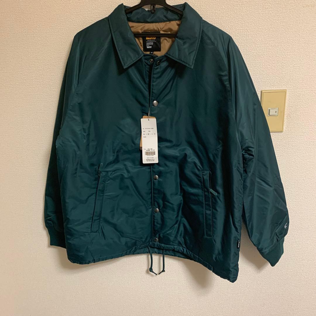 BLUCO/ブルコ　T/C コーチジャケット　キルティングライニング　M