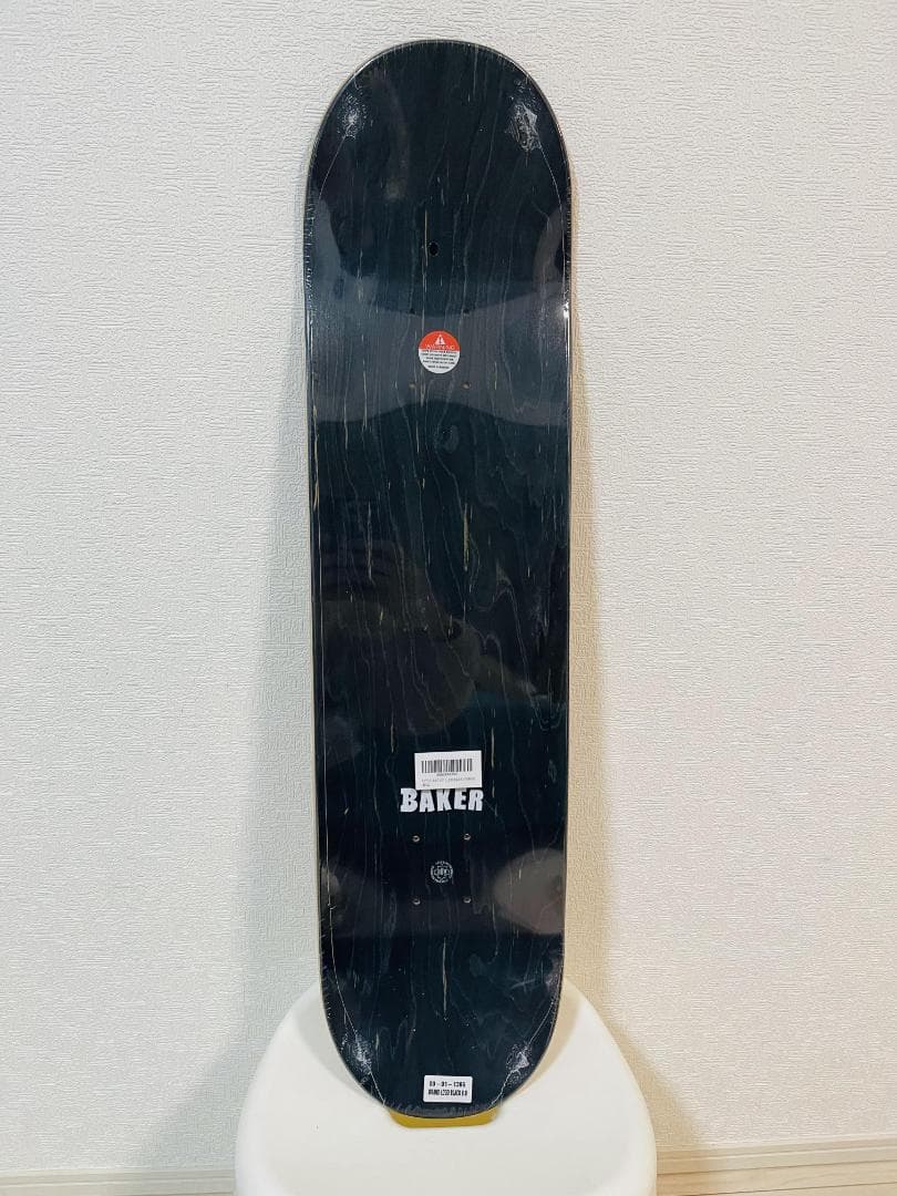 台湾製無地黒デッキテープ付き BAKER スケートボード 8.0デッキ