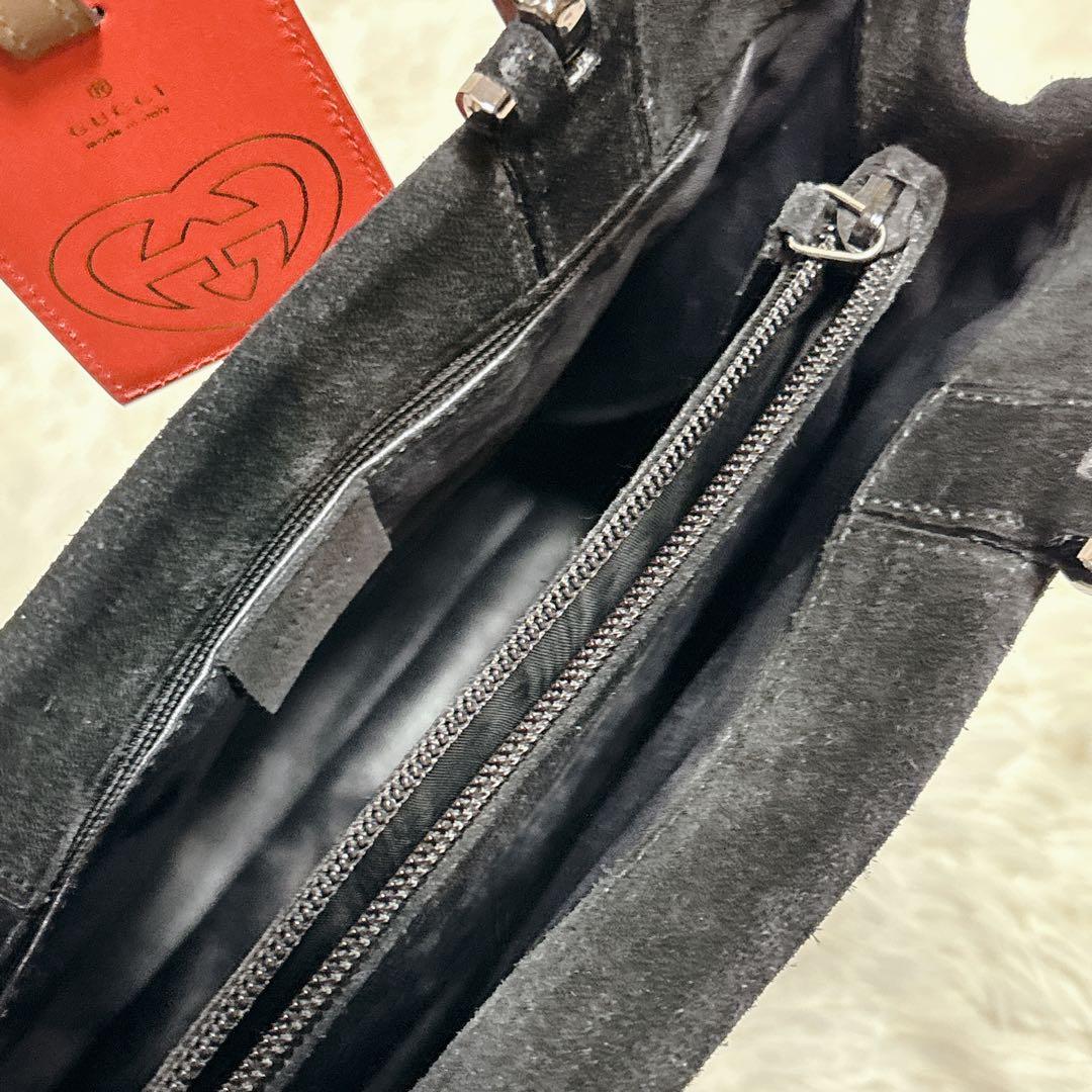 GUCCI（グッチ） スエードバッグ　グッチタグ付