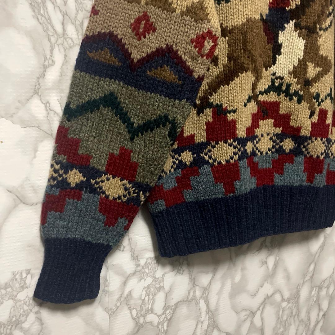 傘*様 美品激レア Polo by Ralph Lauren ハンドニット手編み