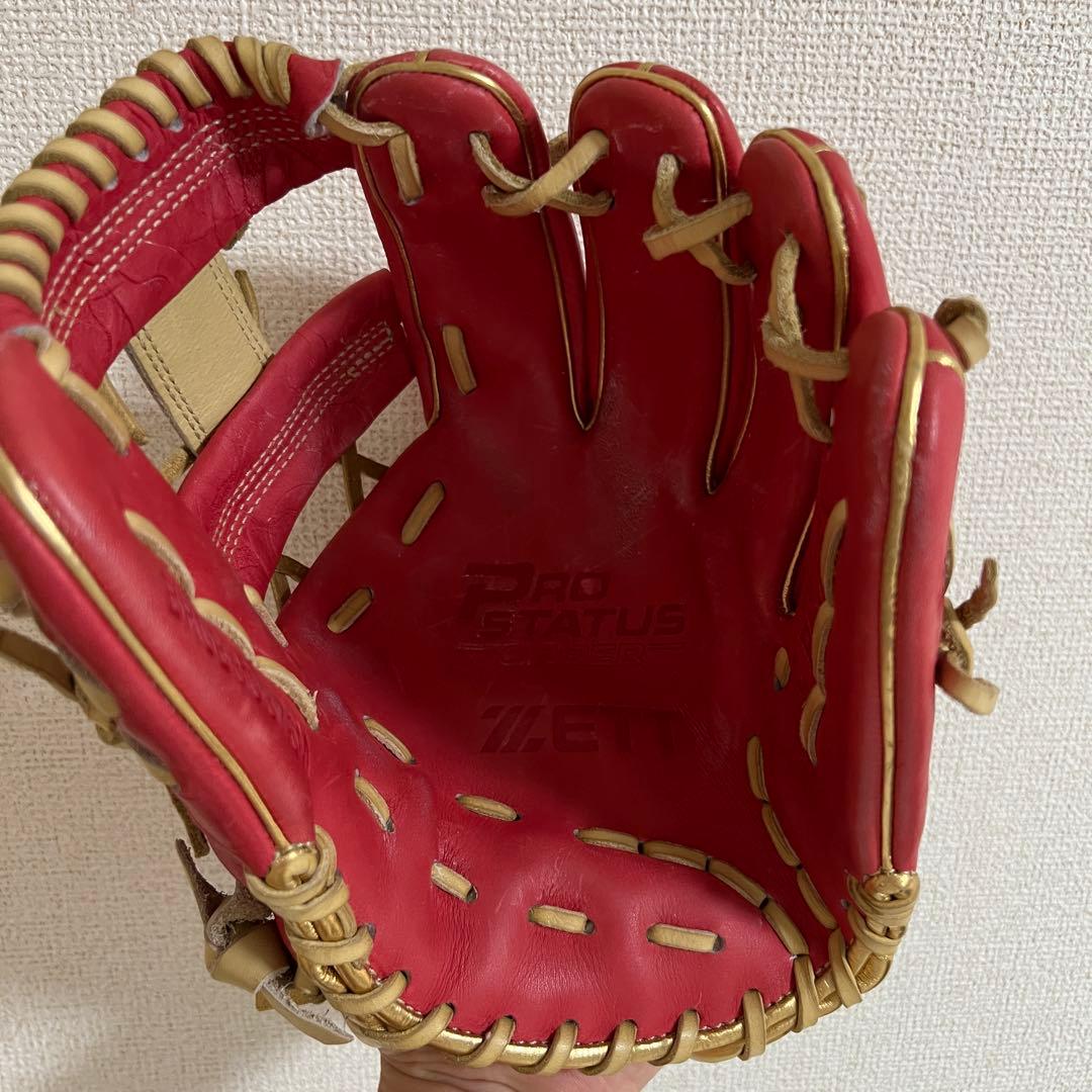 ZETT 軟式グラブ プロステイタス 二塁手遊撃手用 今宮タイプ　型付済
