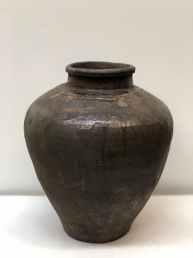 備前焼　常滑焼　美濃焼　信楽焼壺　骨董品　古陶器変壺　花生け　飾り壺