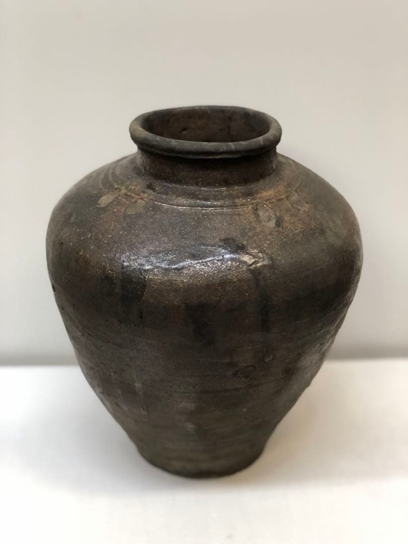 備前焼　常滑焼　美濃焼　信楽焼壺　骨董品　古陶器変壺　花生け　飾り壺
