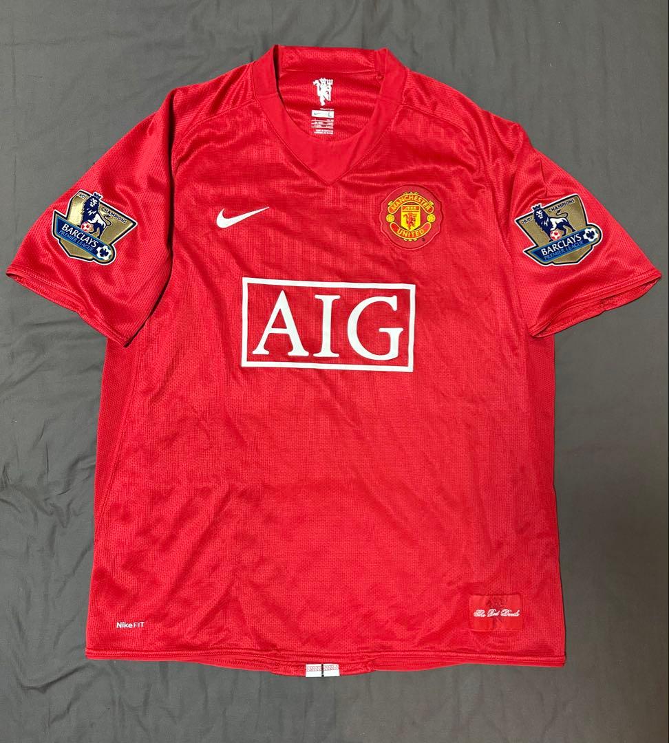 正規品 2007/2008 マンチェスター•ユナイテッド テベス　Lサイズ