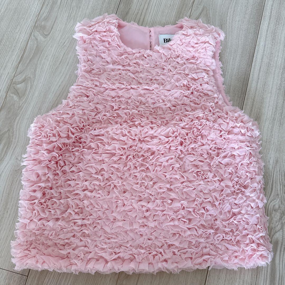 Bibiy. フリルピンクキャミソール　新品未使用