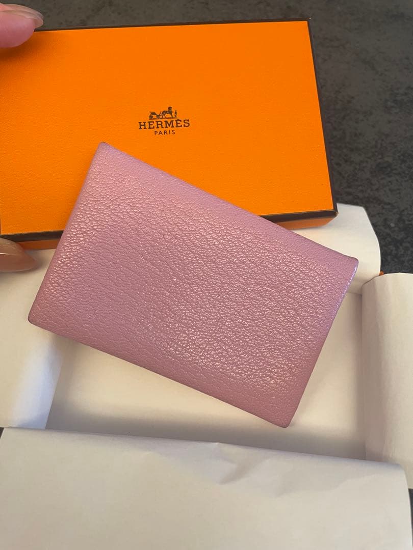 ！9月2日23:59まで！かこ！HERMES名刺入れカルヴィ