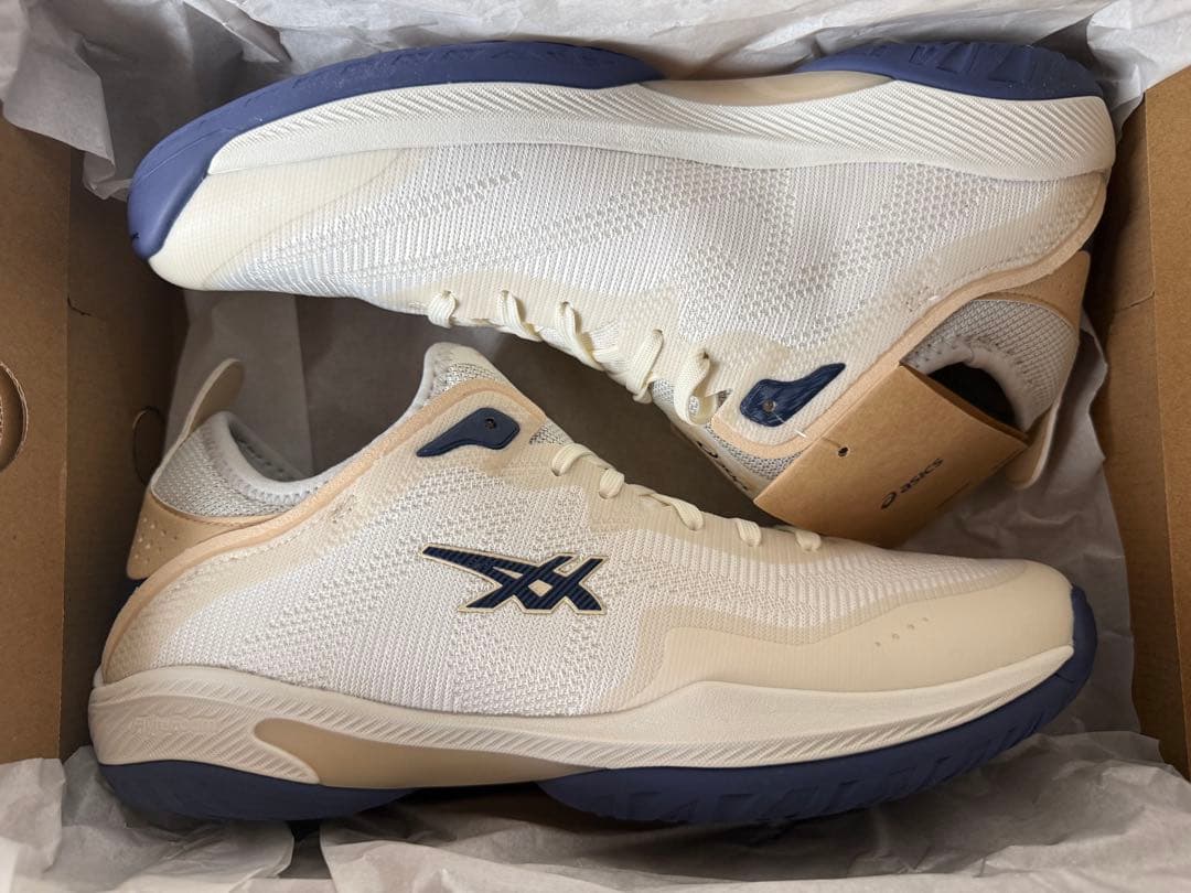 アシックス グライドノヴァ FF3 CREAM/THUNDER BLUE