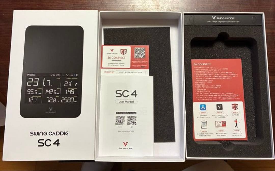 VOICE CADDIE ボイスキャディ 弾道測定器 スイングキャディ SC4