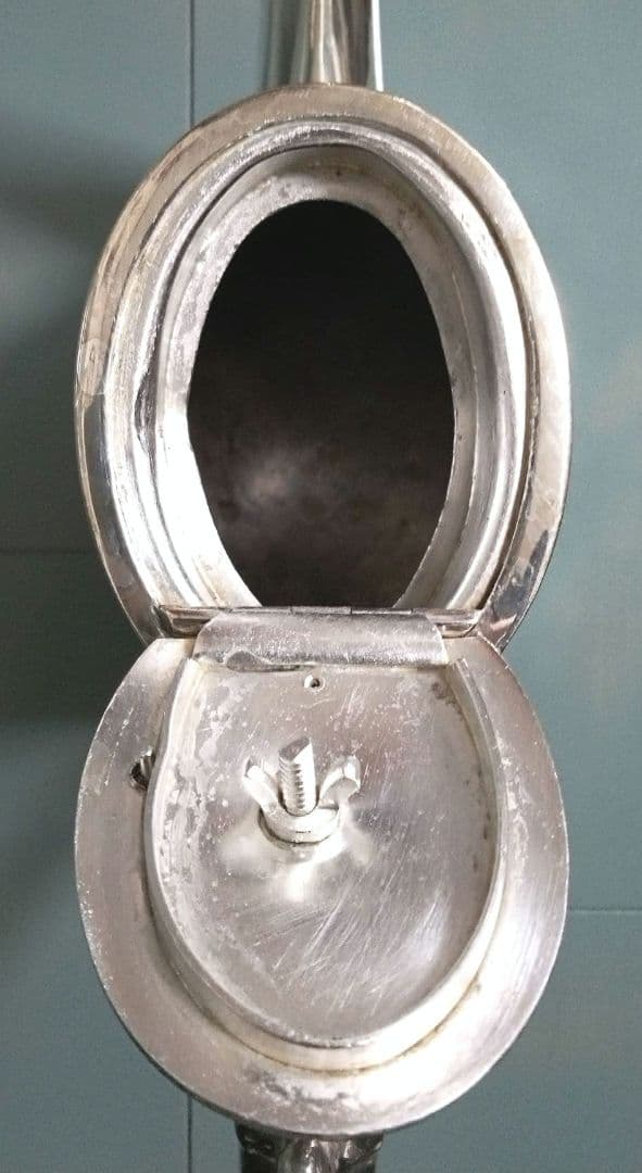 英国アンティーク　シルバーポット