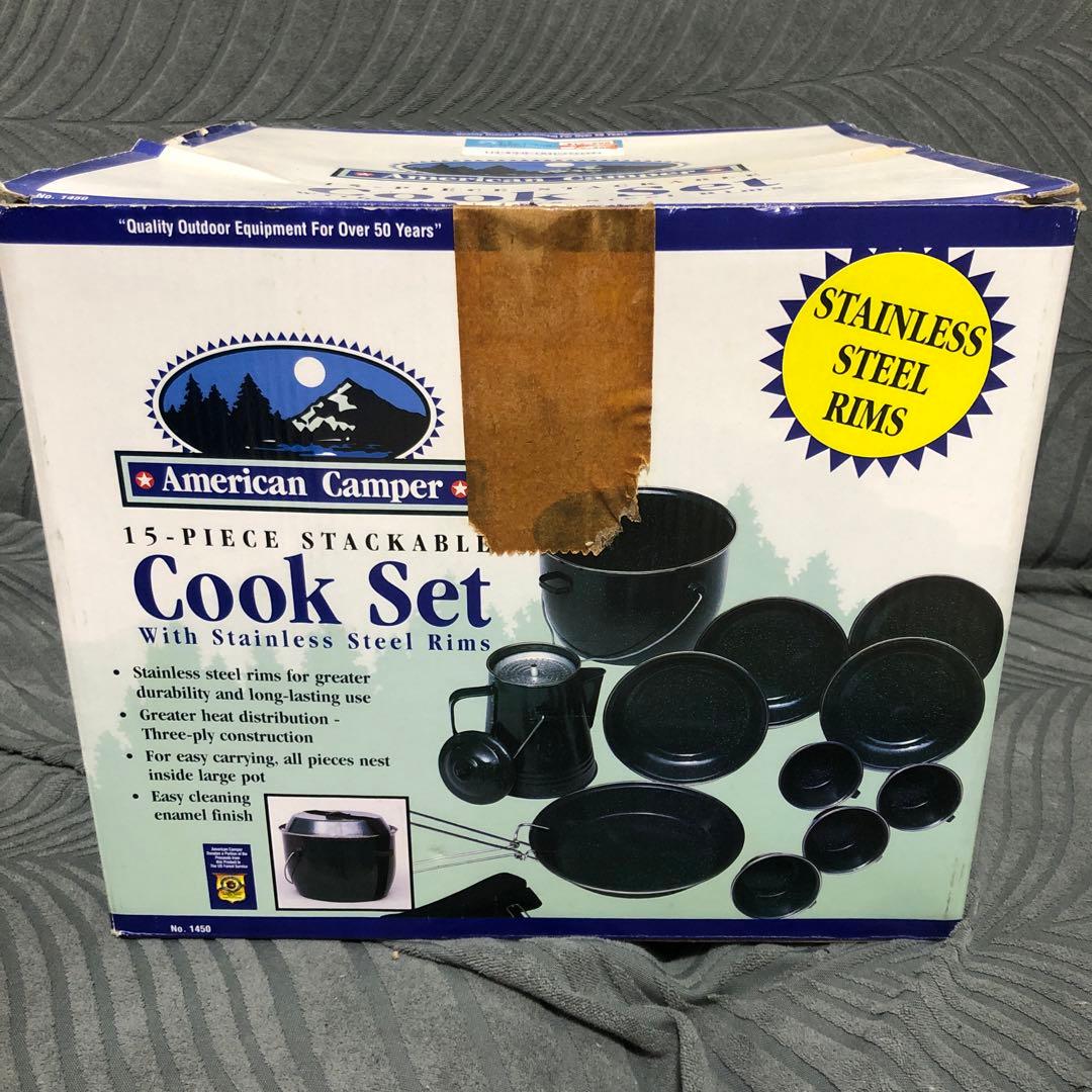 キャンプ用品 American Camper Cook Set 食器 まとめ