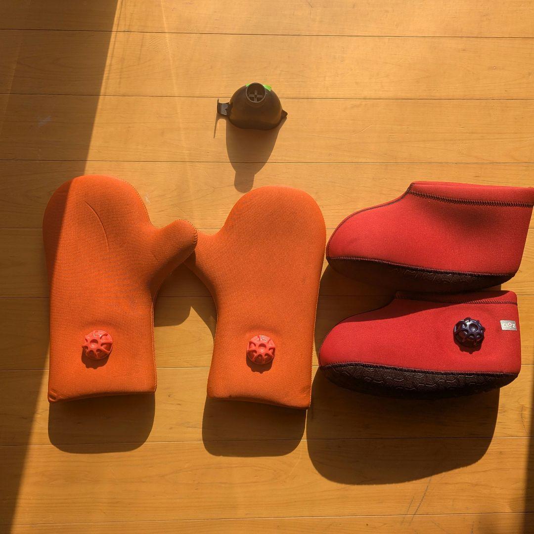 【希少セット】CLO'Z クロッツ やわらか湯たんぽ 足用＆手用セット ロート付