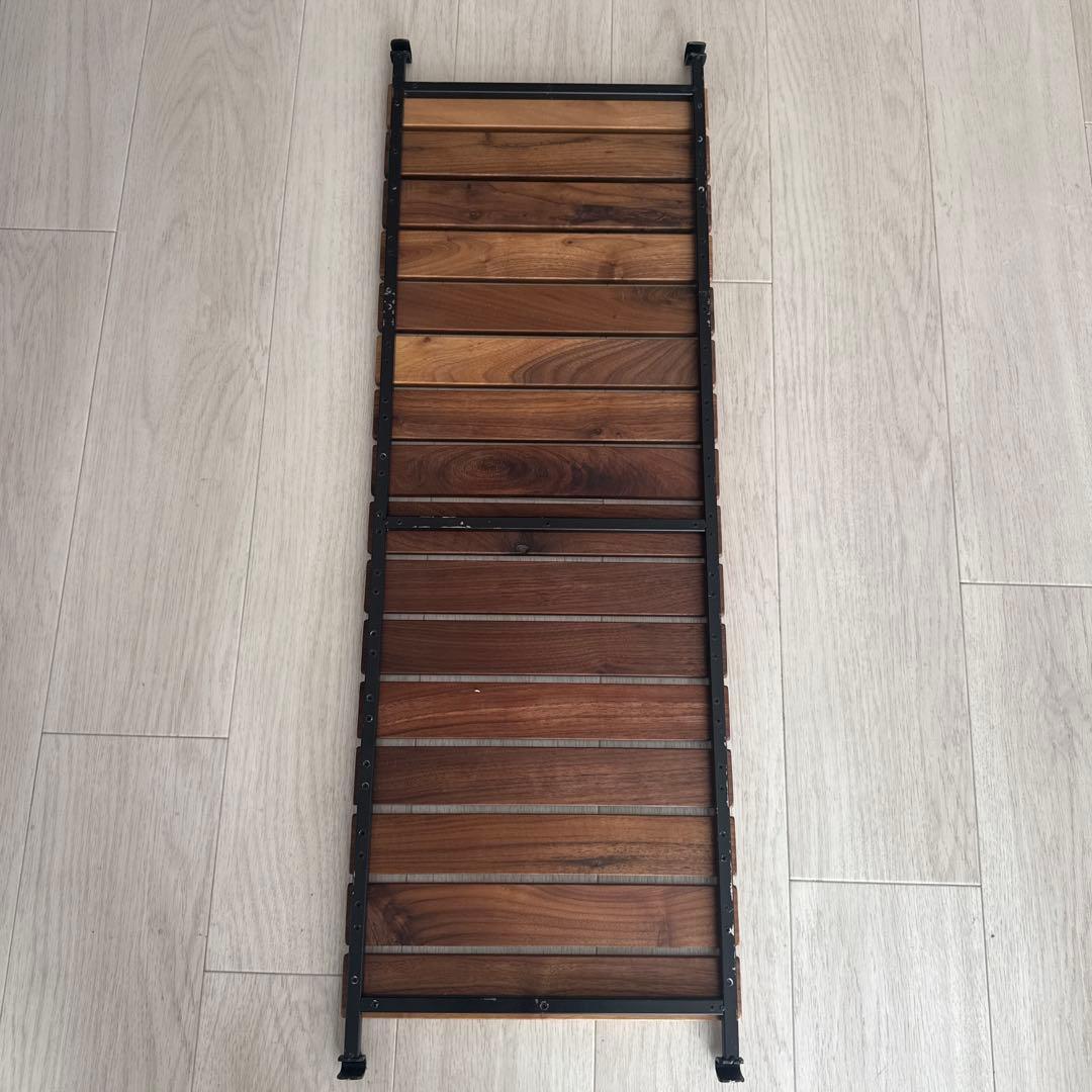 ウォルナットアイアンテーブル　オーダーメイド品