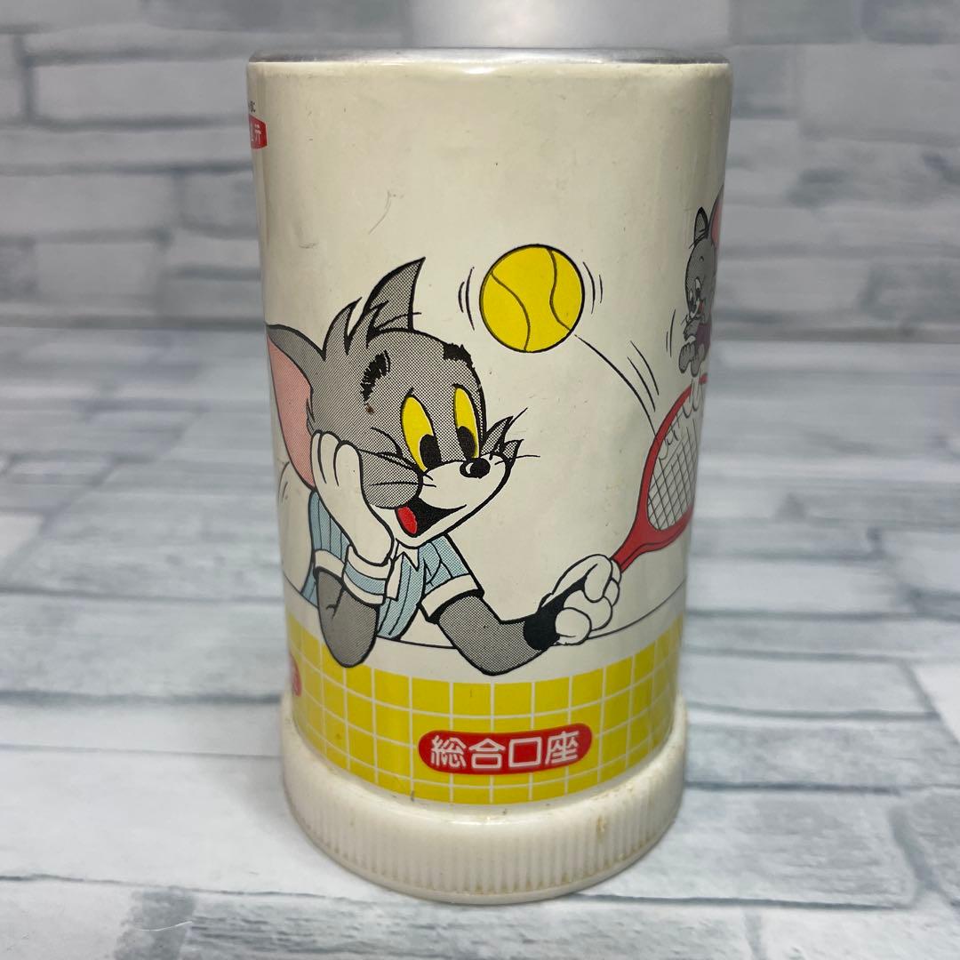 北陸銀行 非売品 トムとジェリー アルミ 貯金箱 高10.3 1967 レトロ