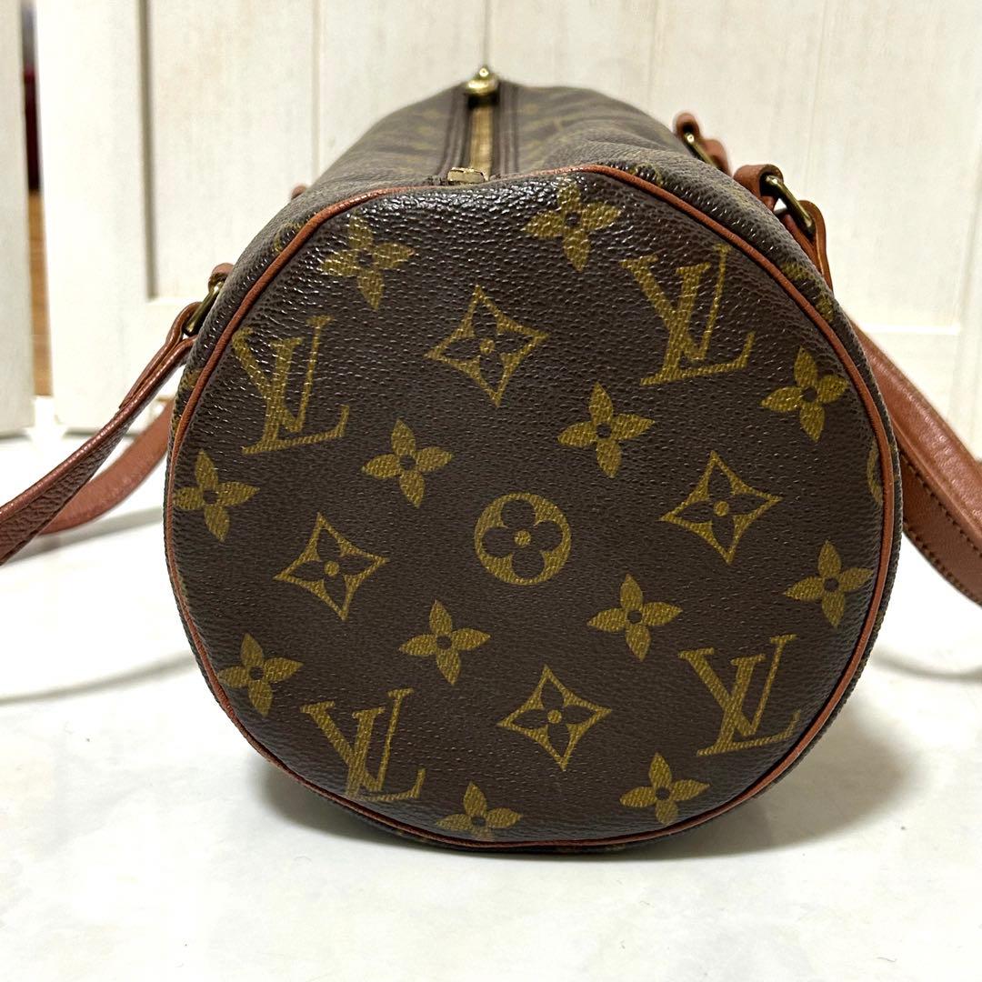 LOUIS VUITTON パピヨン 30 モノグラム ハンドバッグ ポーチ付