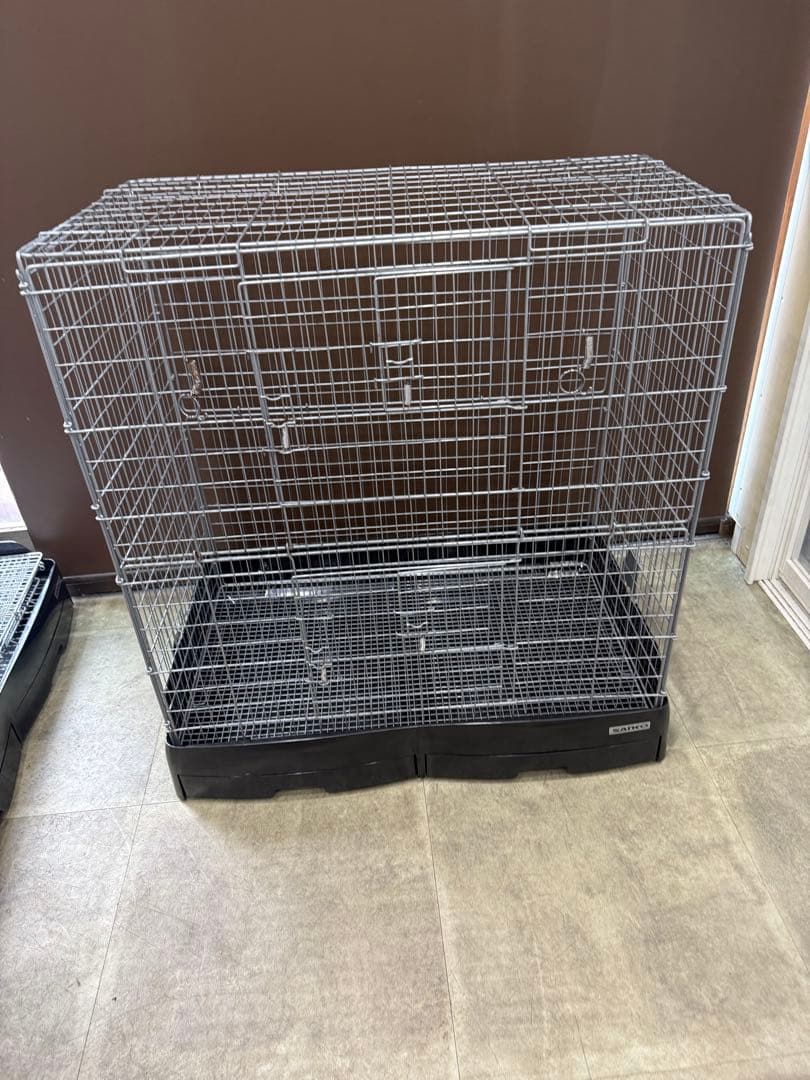 三晃商会 イージーホーム 80 ハイ(81×50.5×84cm)小動物 ケージ