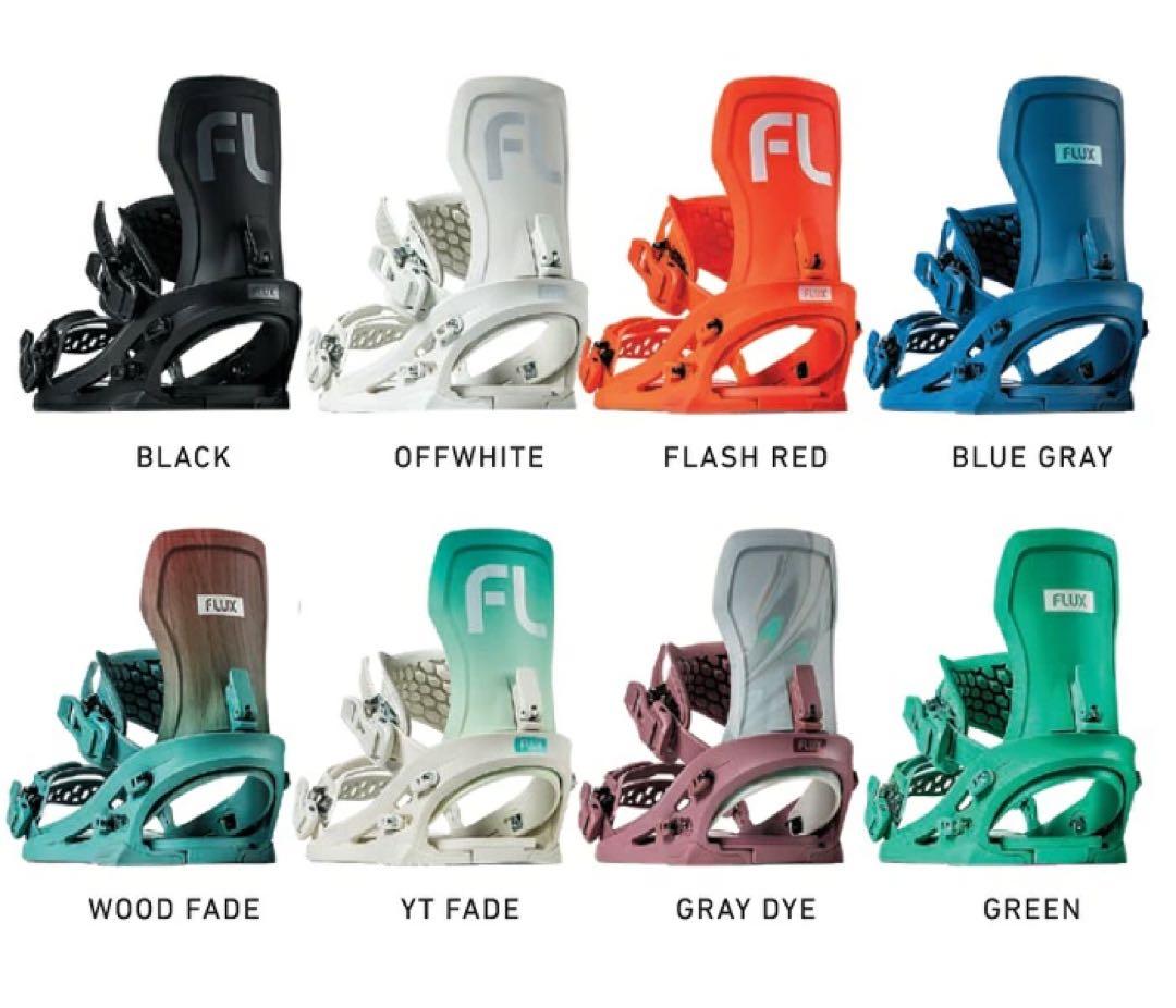FLUX スノーボードバインディングセット XF Black→XS×1 M×4