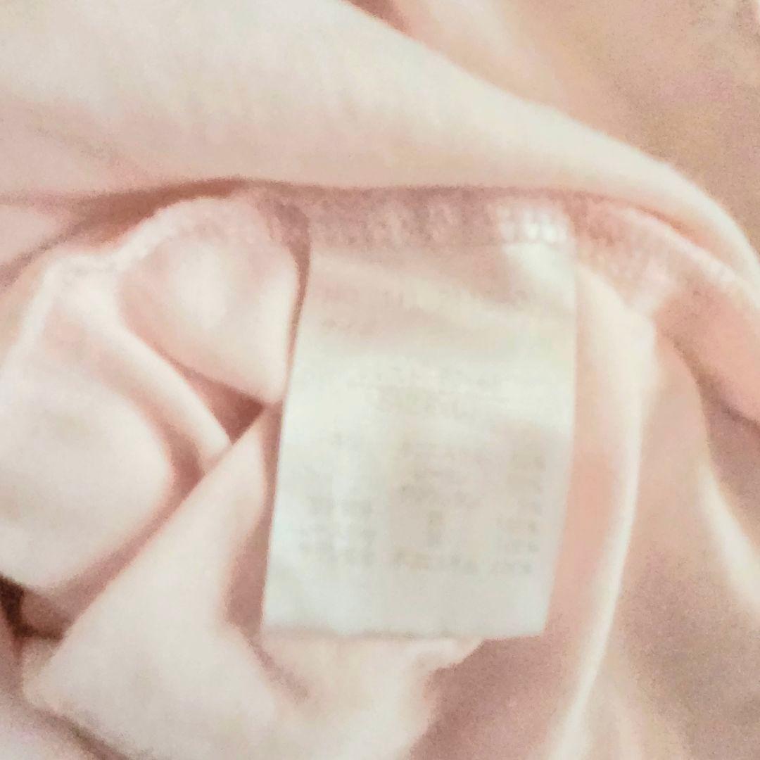 リズリサ　肩リボンフラワー刺繍　キャミソール　ピンク LIZLISA