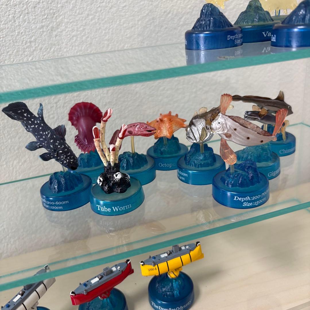 The Deep Sea Odyssey 海洋堂 深海生物 ボトルキャップ 希少