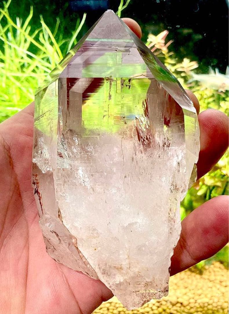 クニ　再販不可　夢幻品質　幻のカイラス聖山産　虹のヒマラヤレムリアンの原石