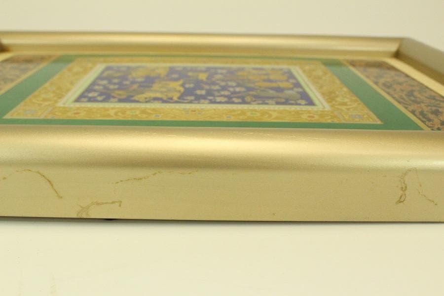 大倉陶園 陶額 狩の図 T.murata(LC968)