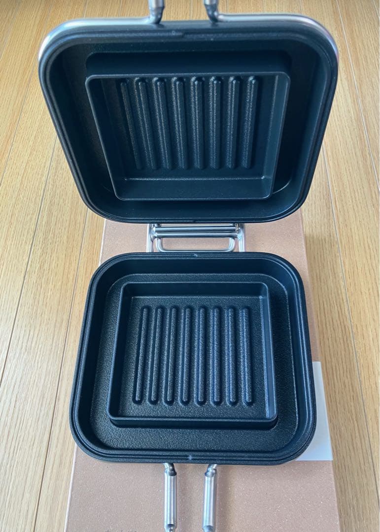 家事問屋 ホットパン ホットサンドメーカー IH・ガス両方対応 レシピ本付き