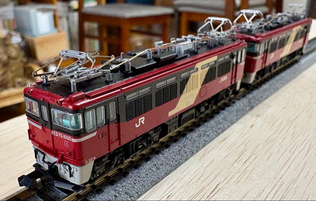 【稀少】マイクロエース8131/ED75-1004・1005貨物試験色重連セット