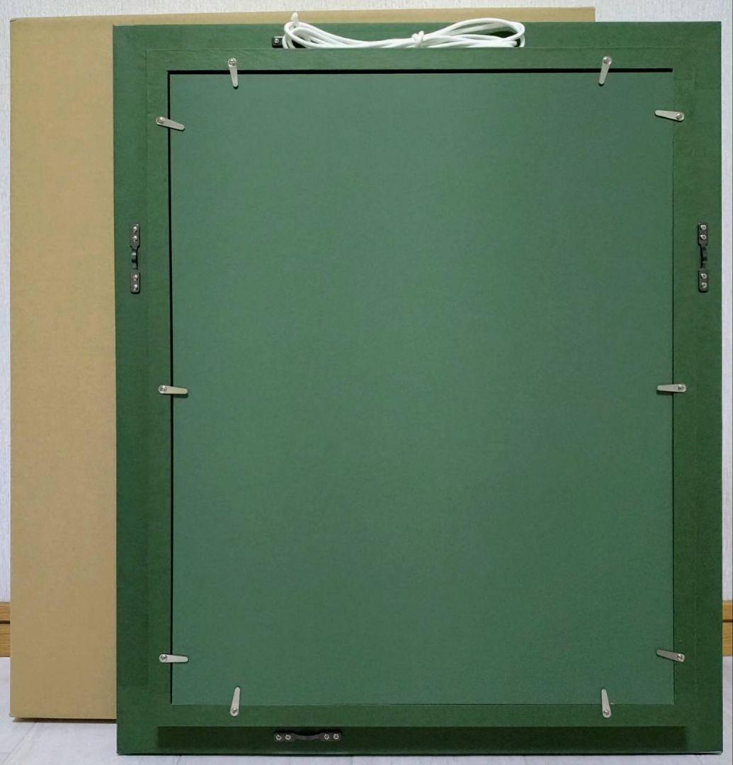 【F6号】ジミー大西【森】手描き/表裏サイン有/油彩/アクリル/絵画/額縁/額装