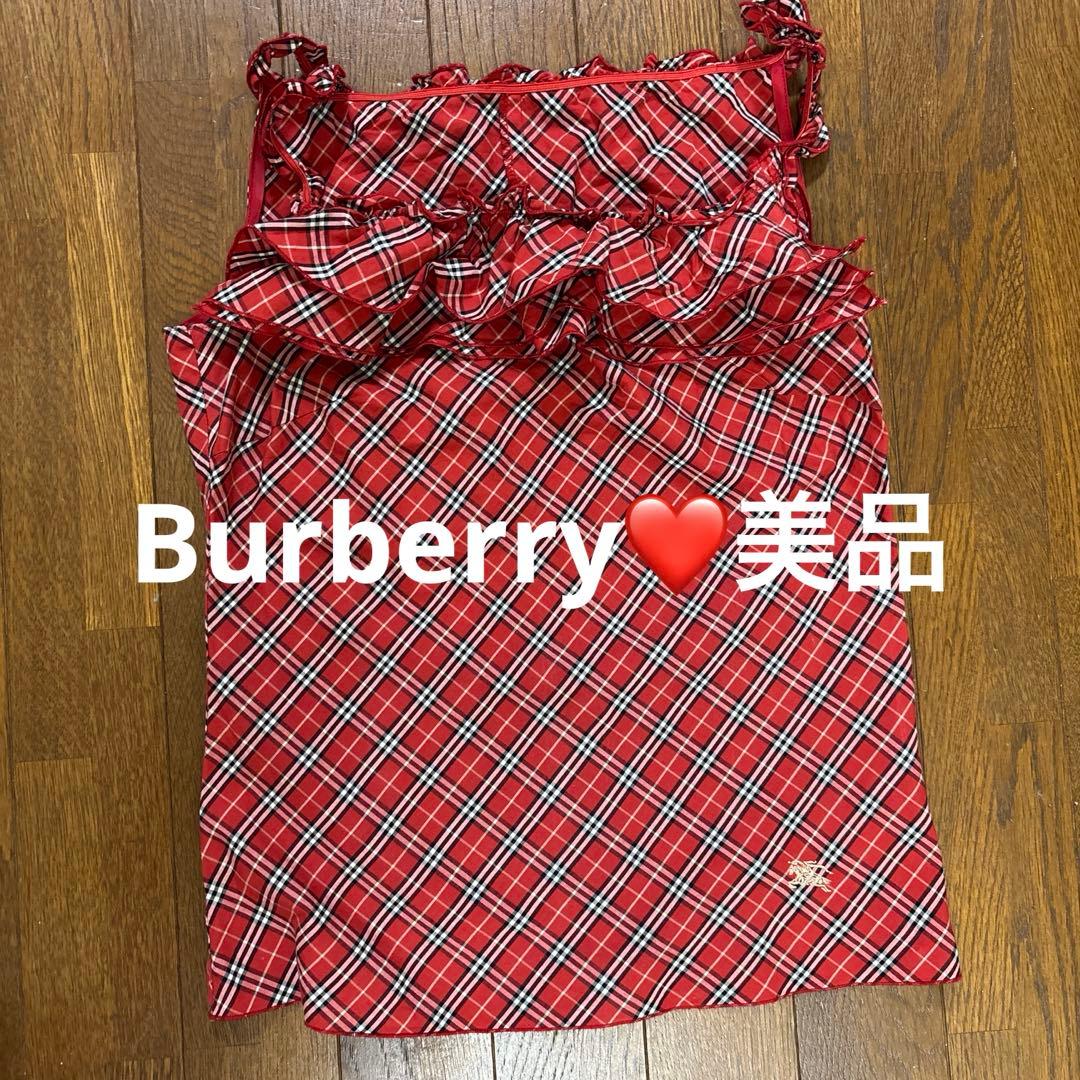 Burberry ブルーレーベル キャミトップス36サイズ★ノバチェック❤️美品