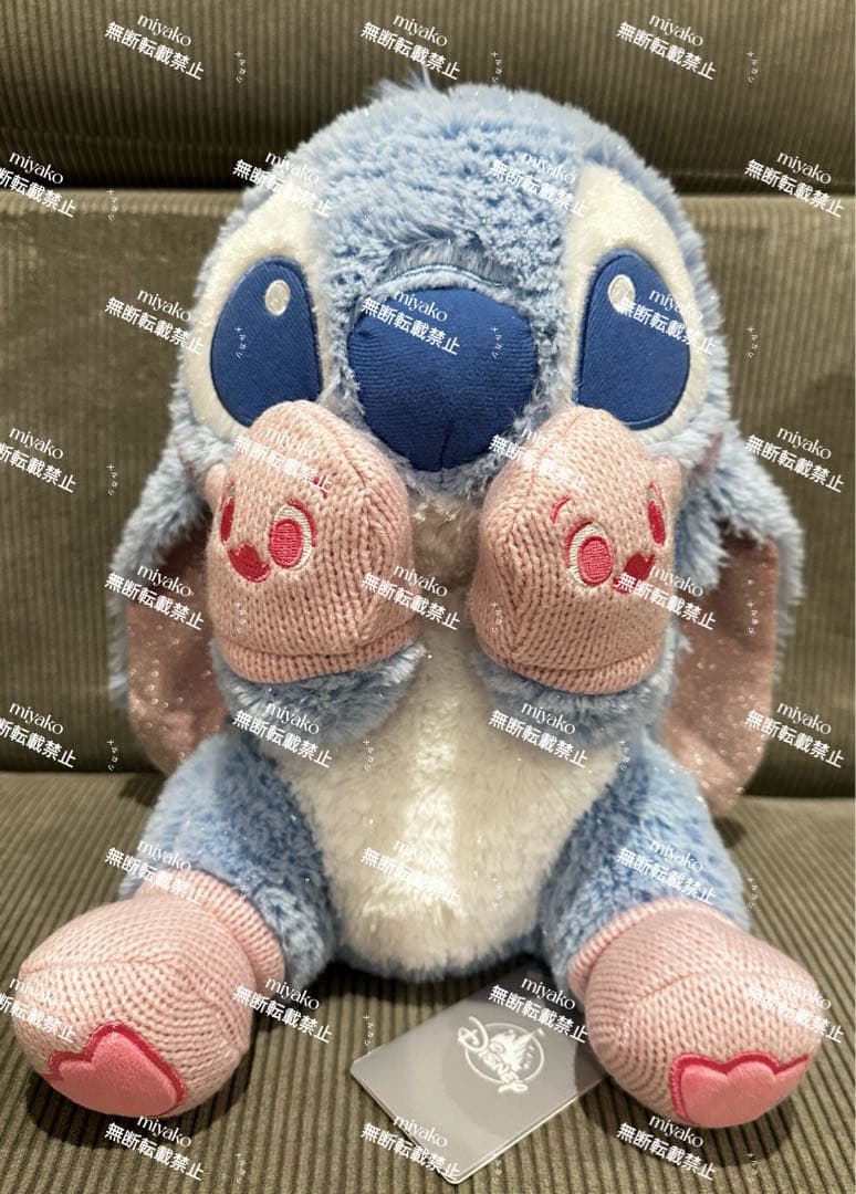 ディズニー スティッチ ぬいぐるみwinter shy　winter white