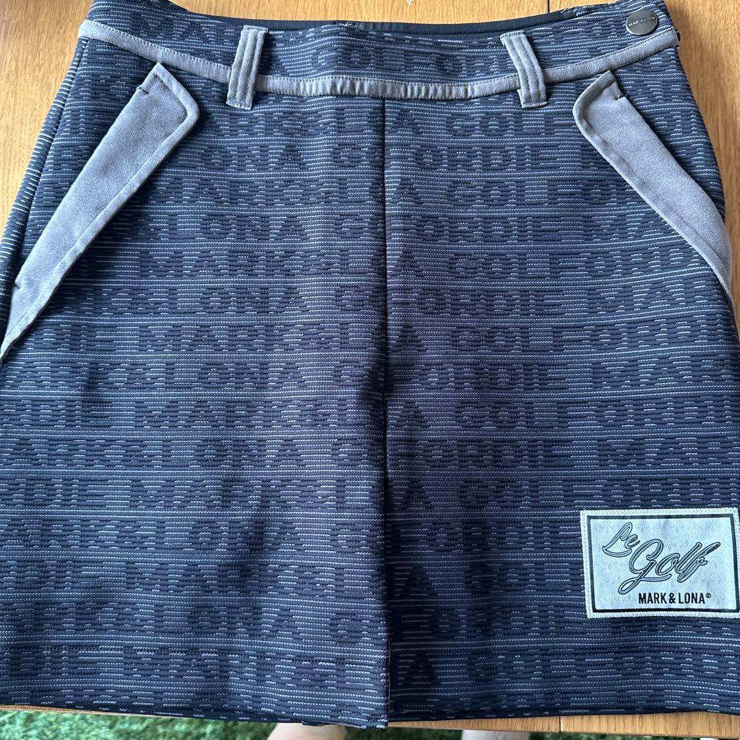MARK & LONA ロゴプリントスカート サイズ40 試着のみ