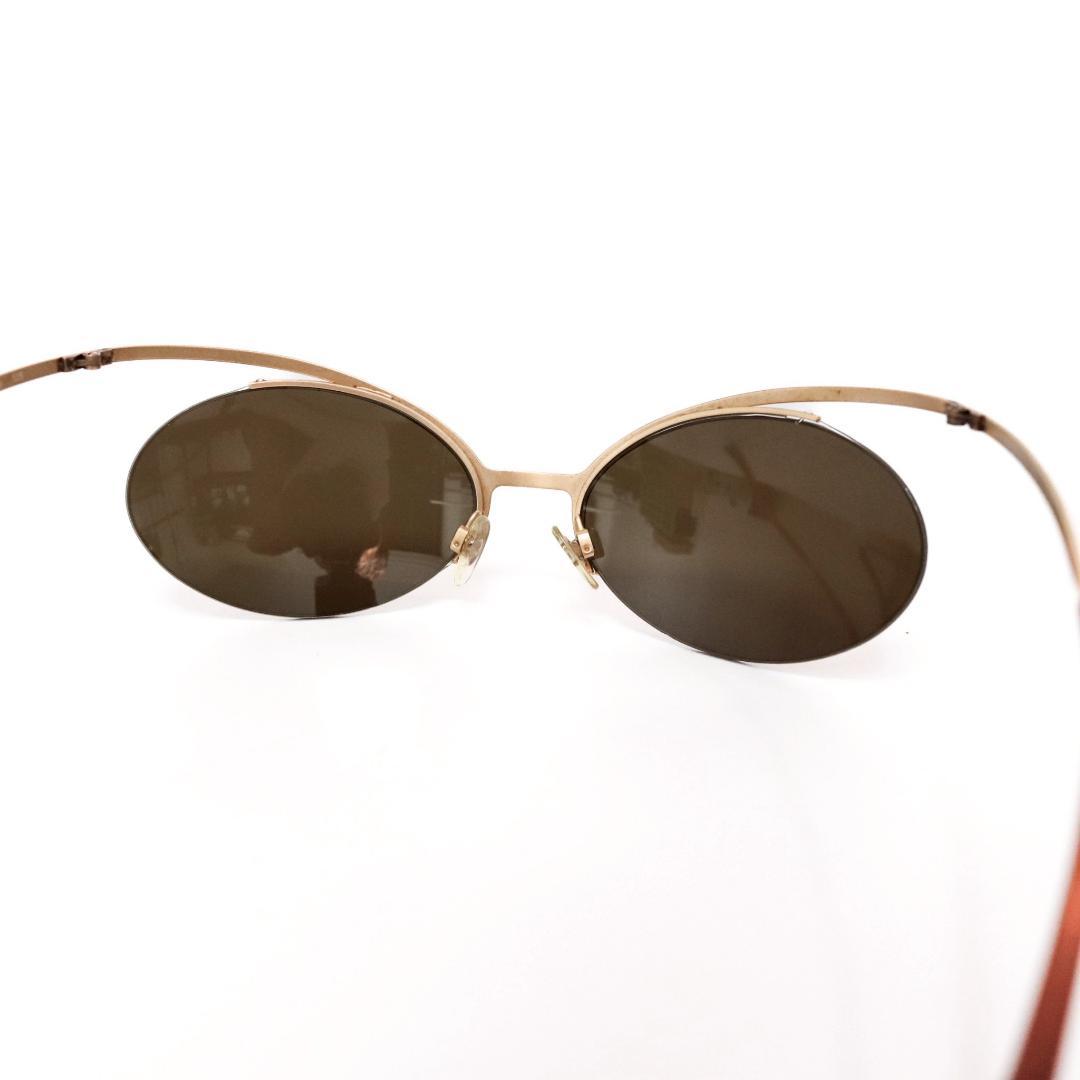 CHANEL ゴールドフレーム ブラウンレンズ 上品サングラス d10