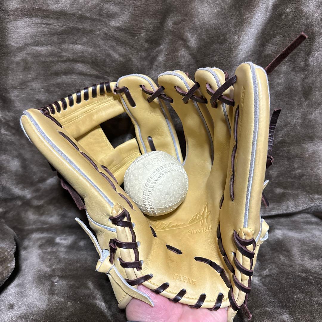 【中古】ウィルソン　Wilsonstaff　一般軟式用　内野87型　湯もみ型付け