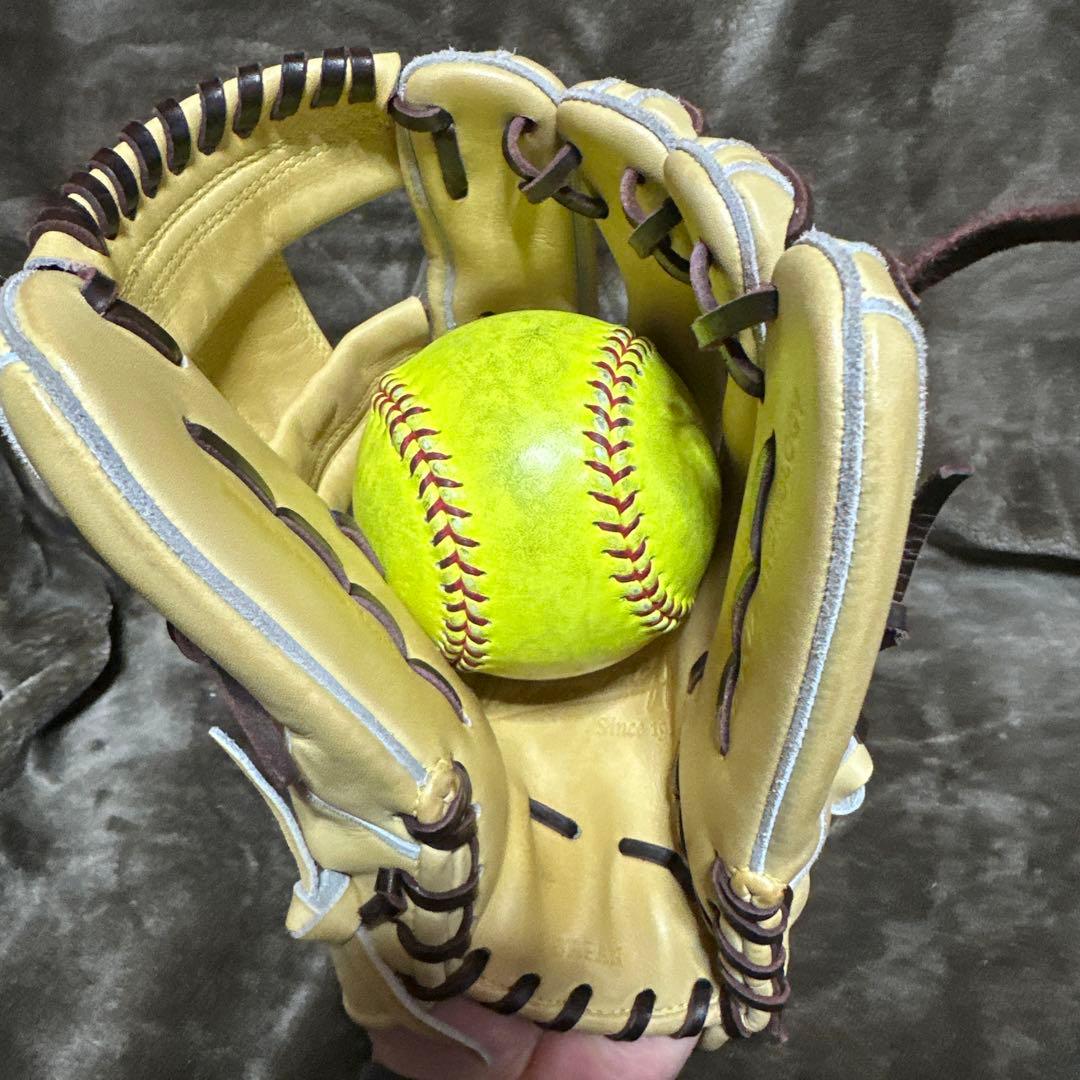 【中古】ウィルソン　Wilsonstaff　一般軟式用　内野87型　湯もみ型付け