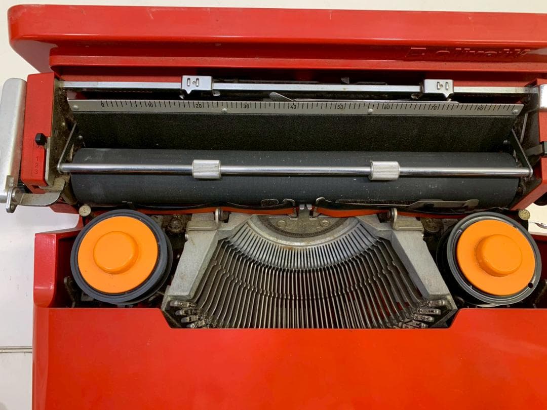 272Z 限定品ビンテージ Olivetti Valentine 赤いバケツ