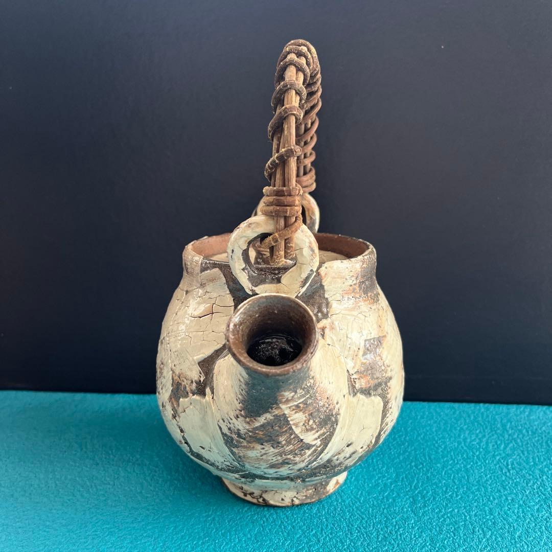手作り陶器茶釜 小型