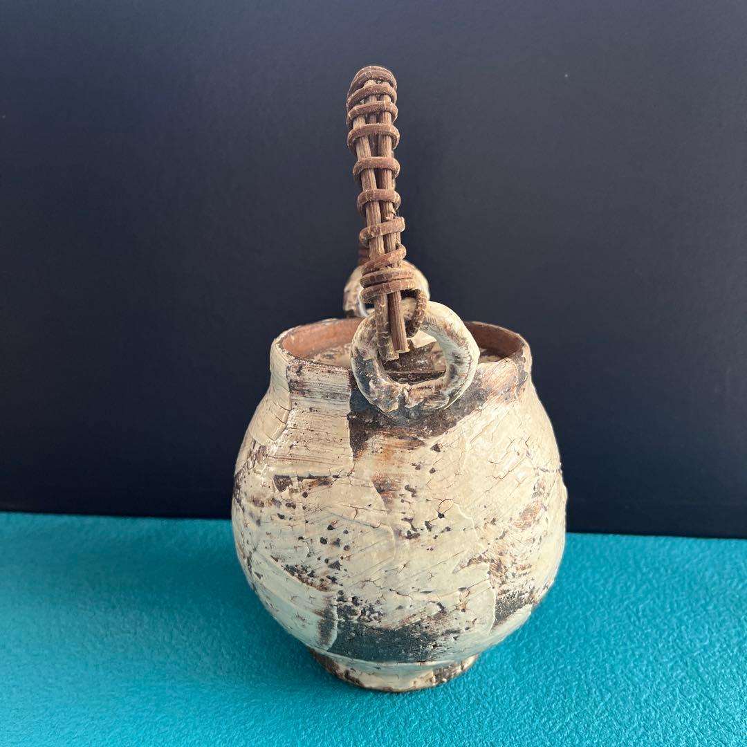 手作り陶器茶釜 小型