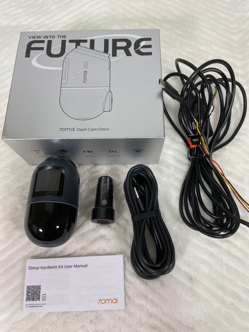 早い者勝ち！70mai Dash Cam Omni 駐車監視配線キット付き　32