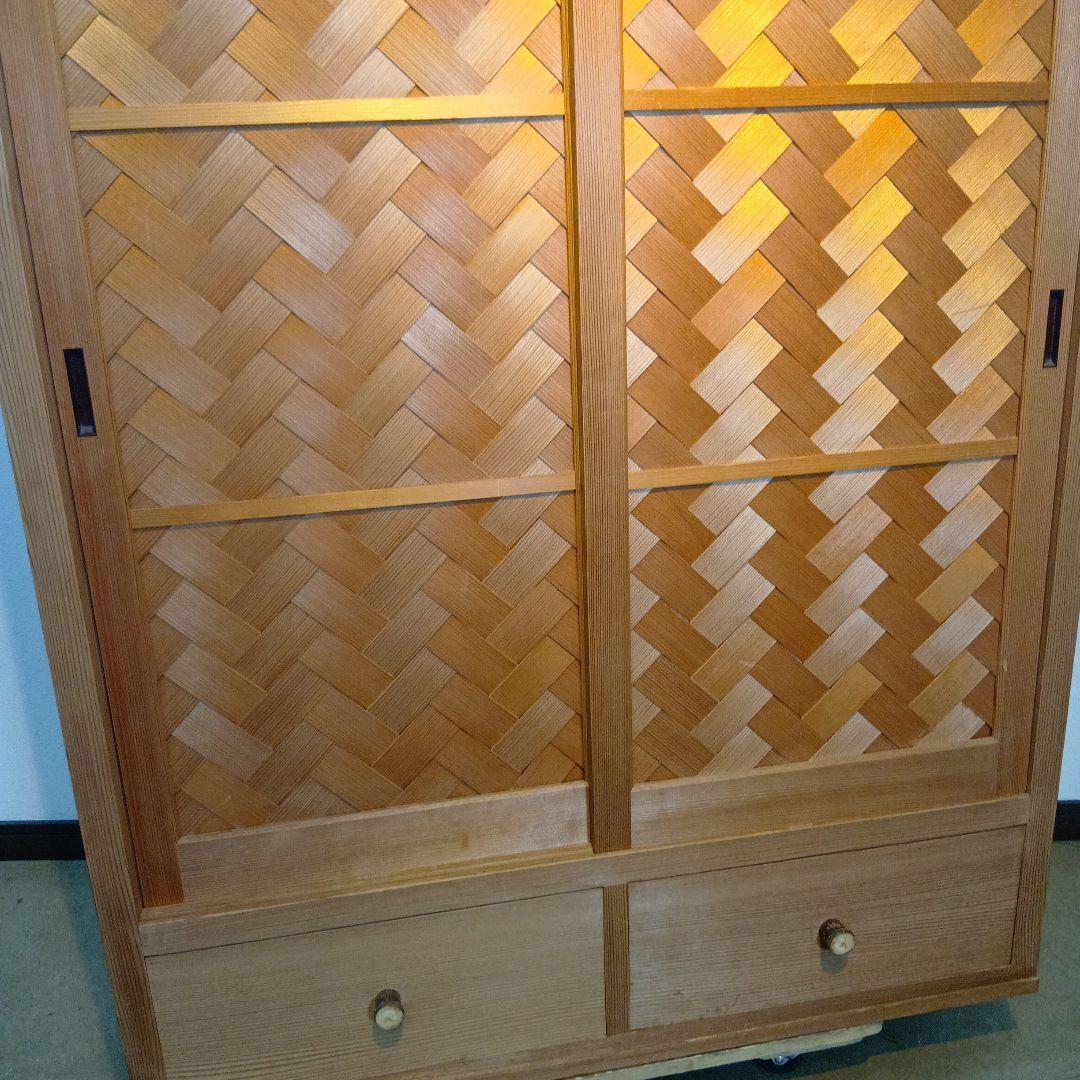 茶道具　水屋棚　置水屋　網代