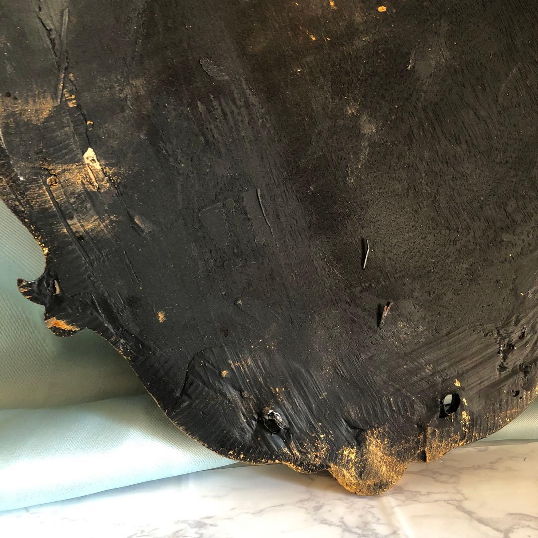 額絵　油絵　風景画　オーバル金縁