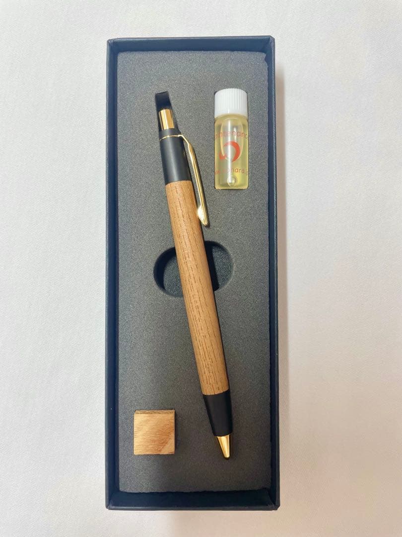 野原工芸　欅　シャープペンシル　ゴールド　新型