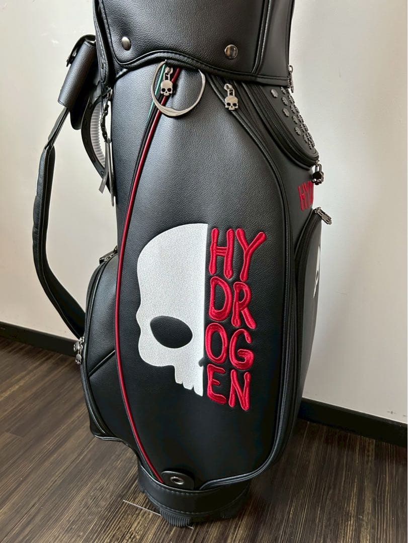 HYDROGEN スカルデザイン キャディバッグ