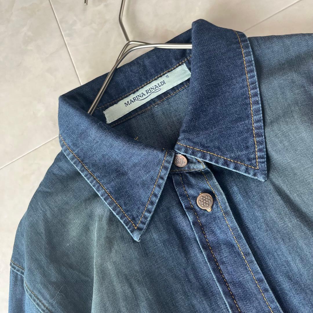 極美品✨MAX MARA MARINA RINALDI 大きいサイズ15 デニム